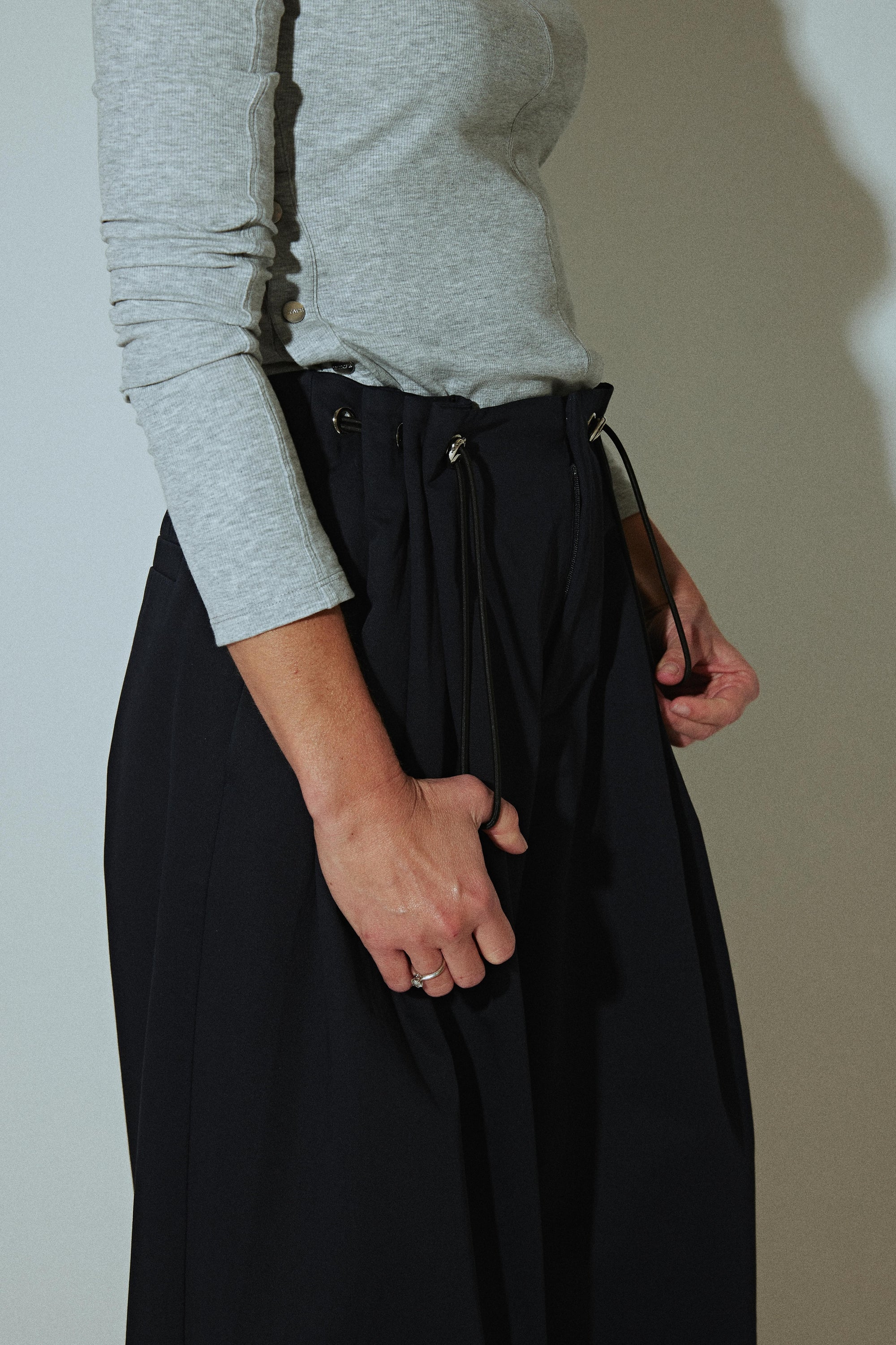 Bermuda Short in Navy Stripe