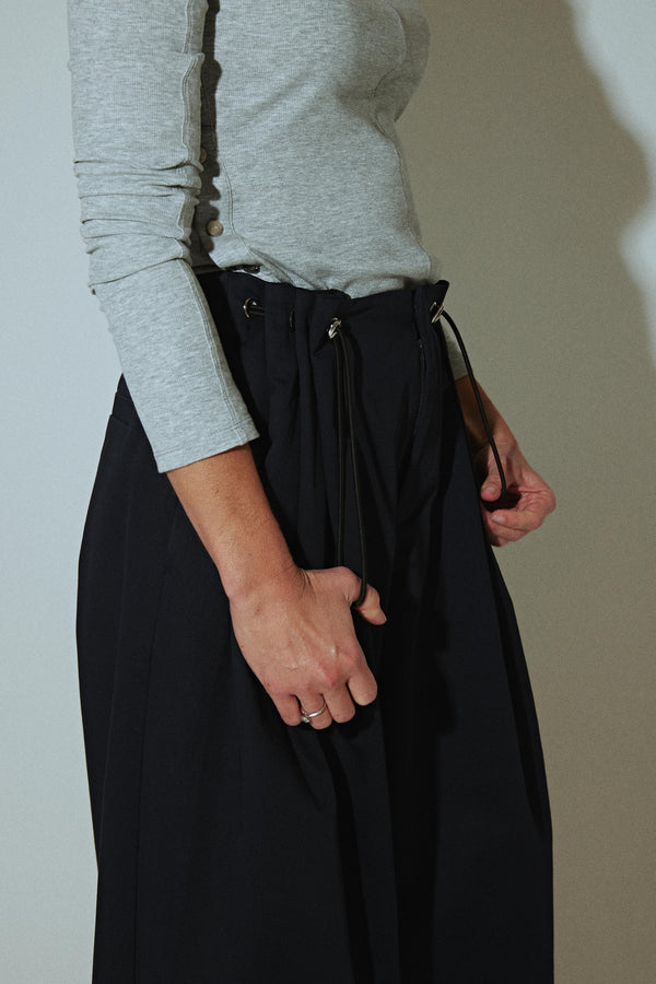 Bermuda Short in Navy Stripe